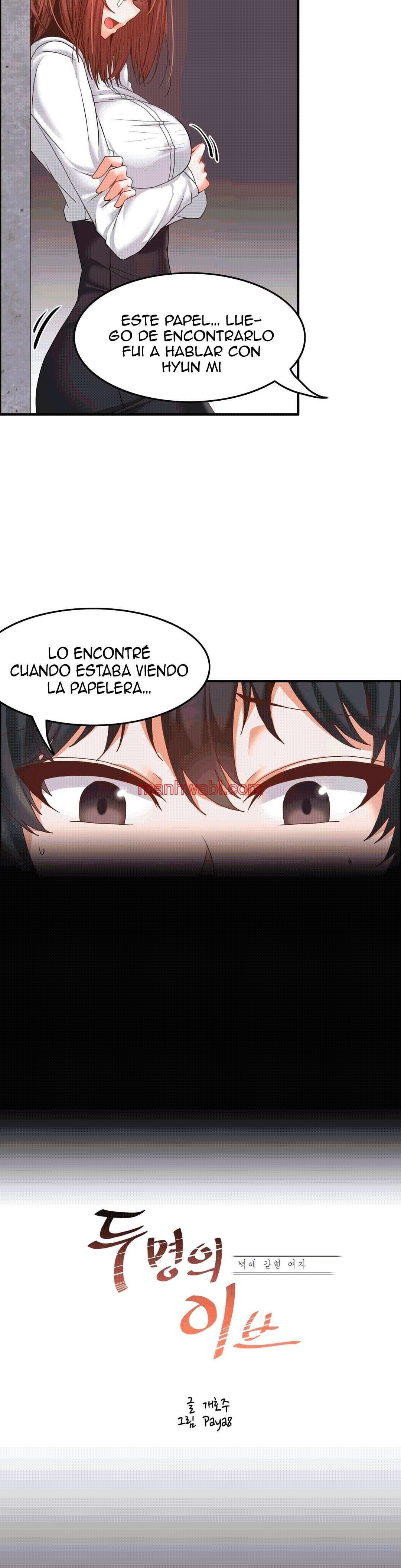 Dos Evas – Mujer Atrapada En Una Pared - Capítulo 16 manhwa