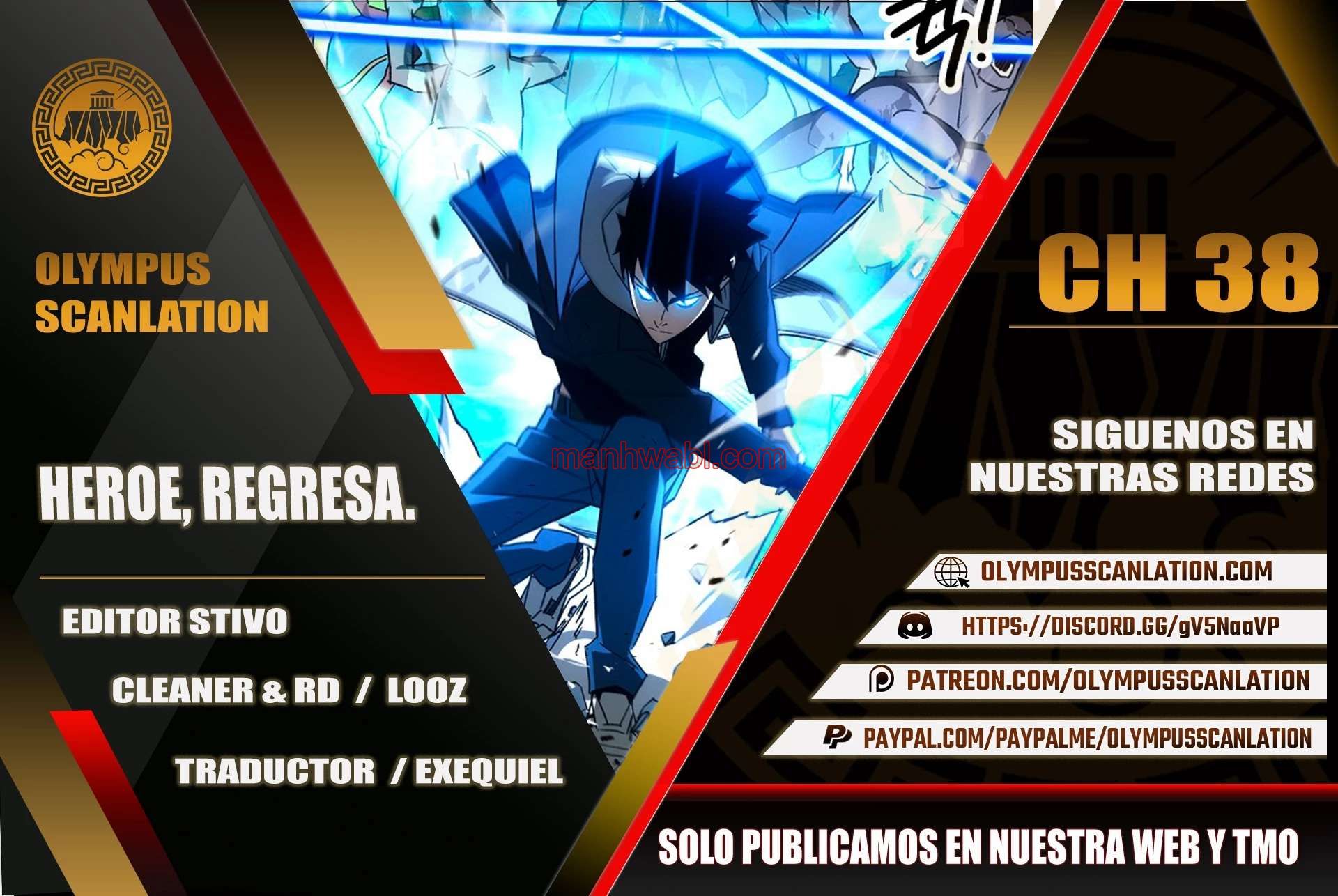 Heroe, regresa - Capítulo 38 manhwa