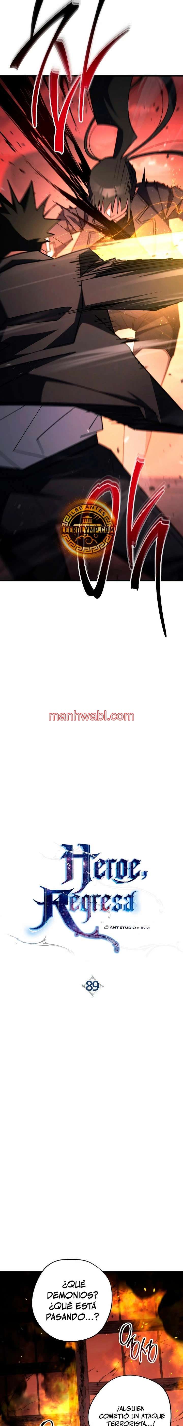 Heroe, regresa - Capítulo 89 manhwa