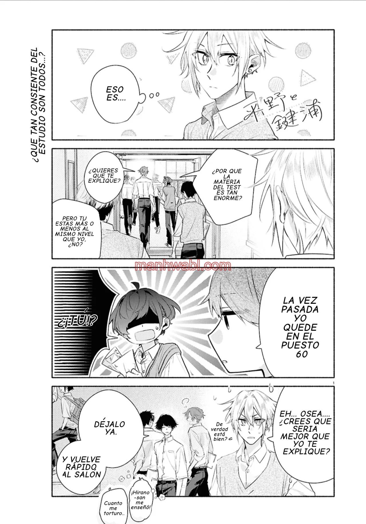 Hirano y Kagiura - Capítulo 33.6 manhwa