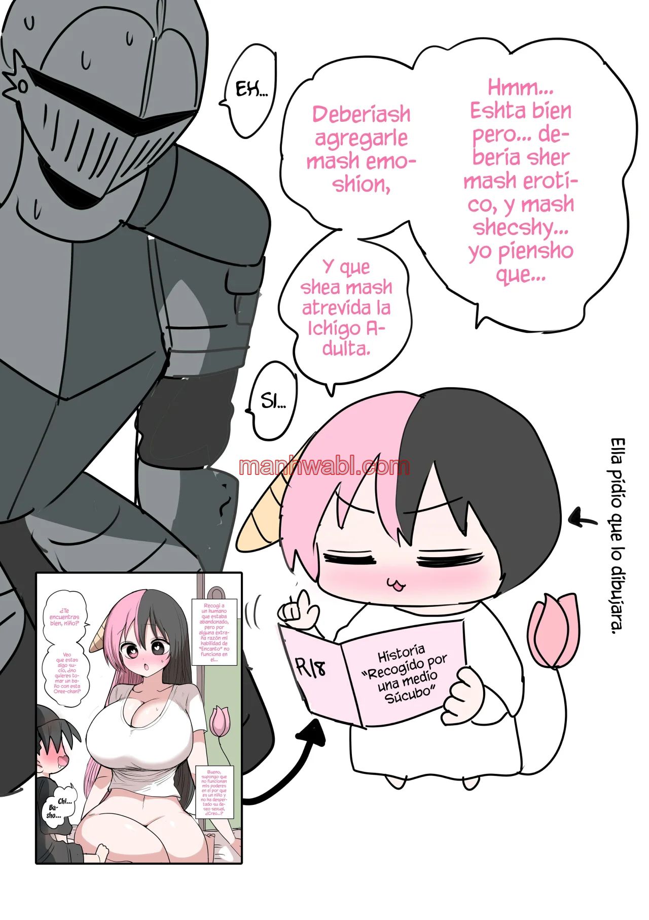 Llevando a casa una medio súcubo - Capítulo 191_2 manhwa