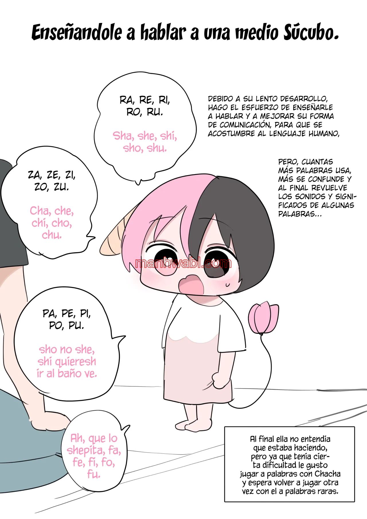 Llevando a casa una medio súcubo - Capítulo 216_2 manhwa