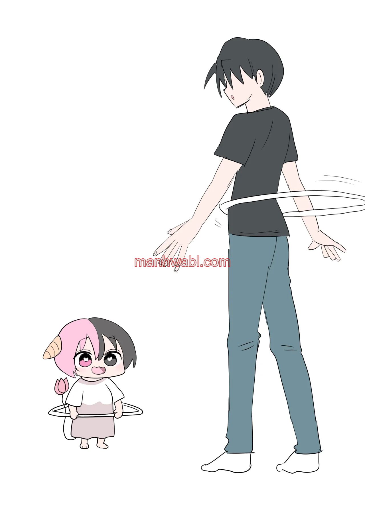 Llevando a casa una medio súcubo - Capítulo 218.8_2 manhwa