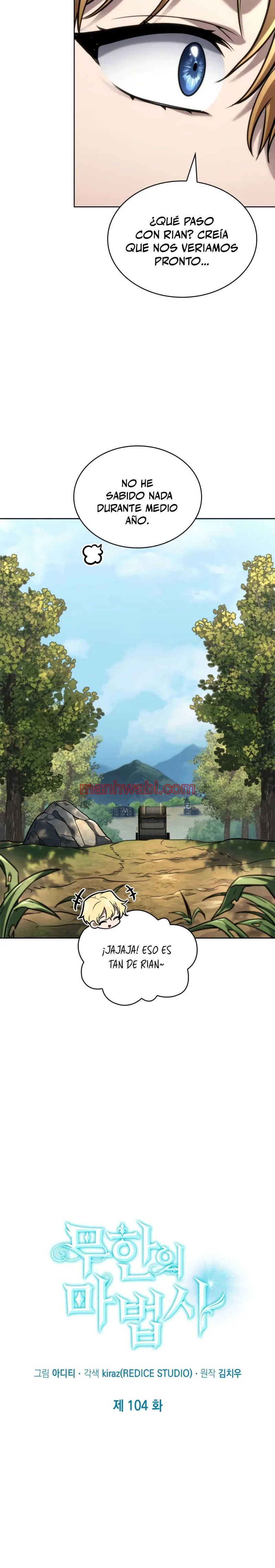 Mago Infinito - Capítulo 104 manhwa