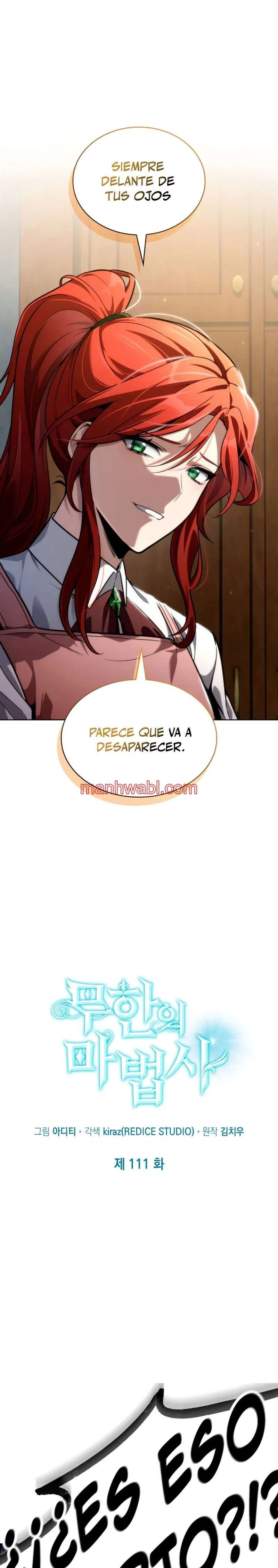 Mago Infinito - Capítulo 111 manhwa