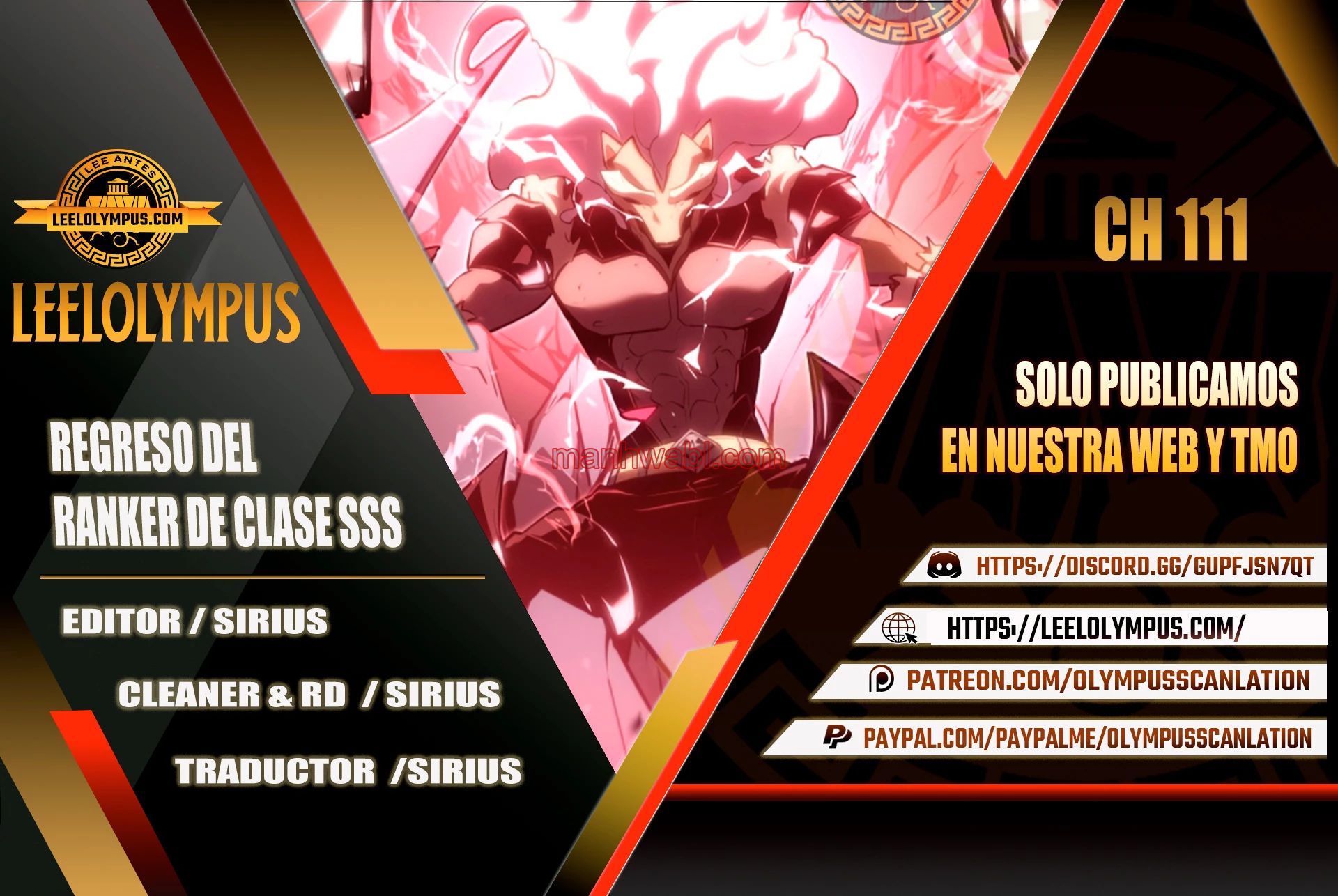 Regreso del ranker de clase SSS - Capítulo 111 manhwa