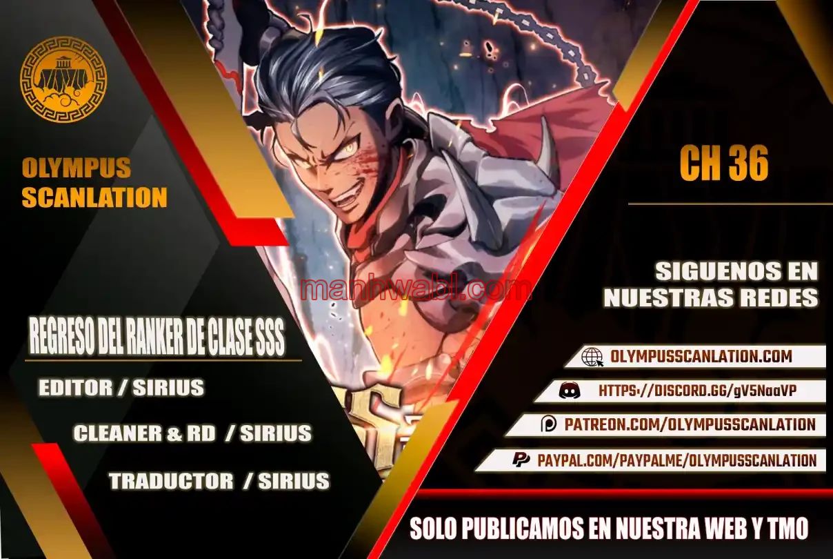Regreso del ranker de clase SSS - Capítulo 36 manhwa