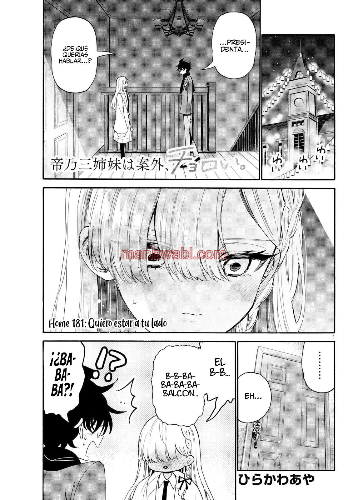 The Mikadono Sisters Are Surprisingly Easy to Deal With. - Capítulo 181 manhwa