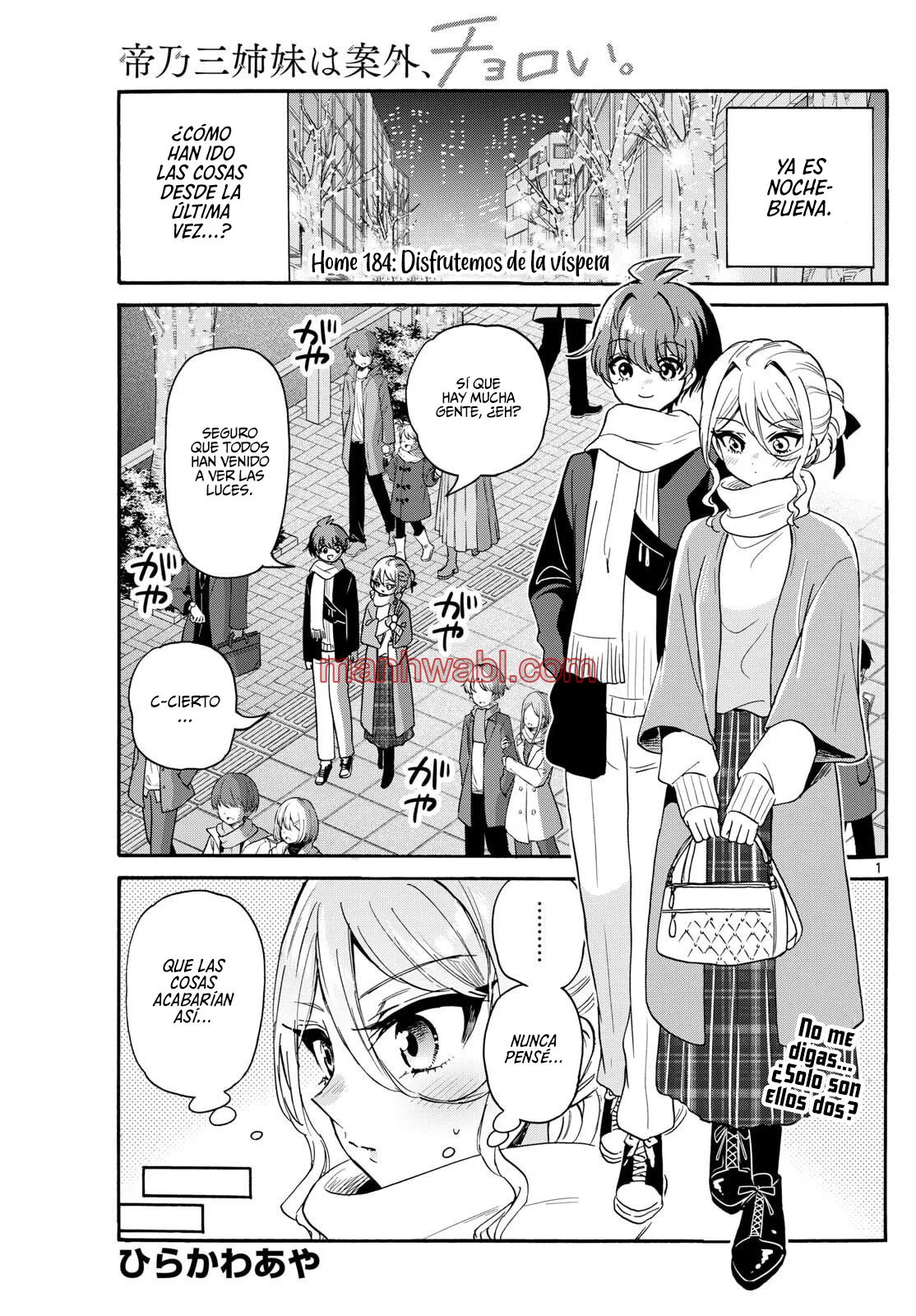 The Mikadono Sisters Are Surprisingly Easy to Deal With. - Capítulo 184 manhwa
