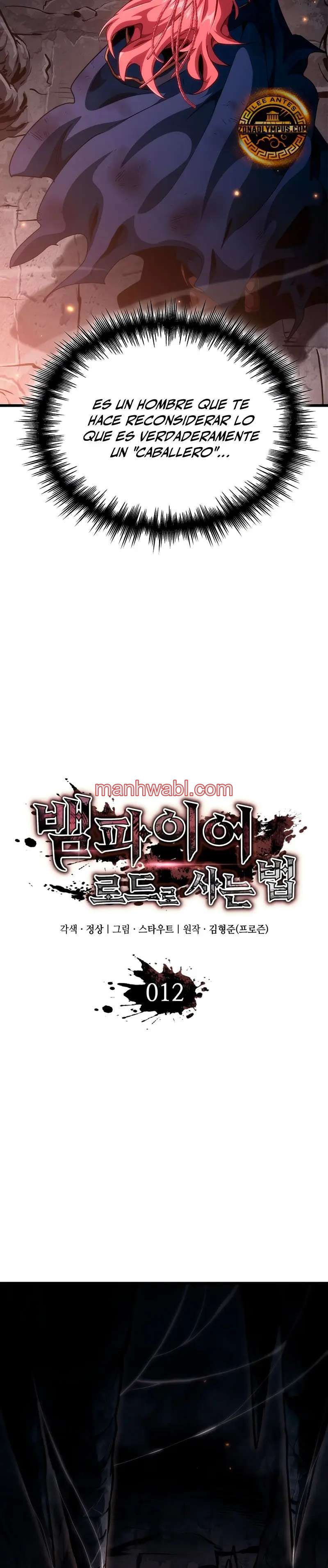 Viviendo Como Un Lord Vampiro - Capítulo 12 manhwa