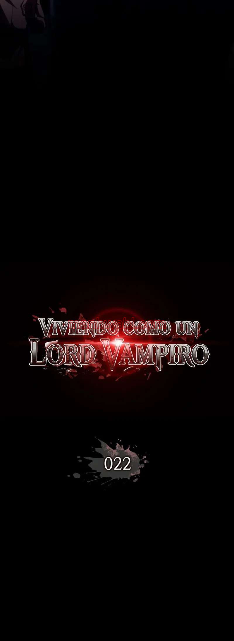 Viviendo Como Un Lord Vampiro - Capítulo 22 manhwa