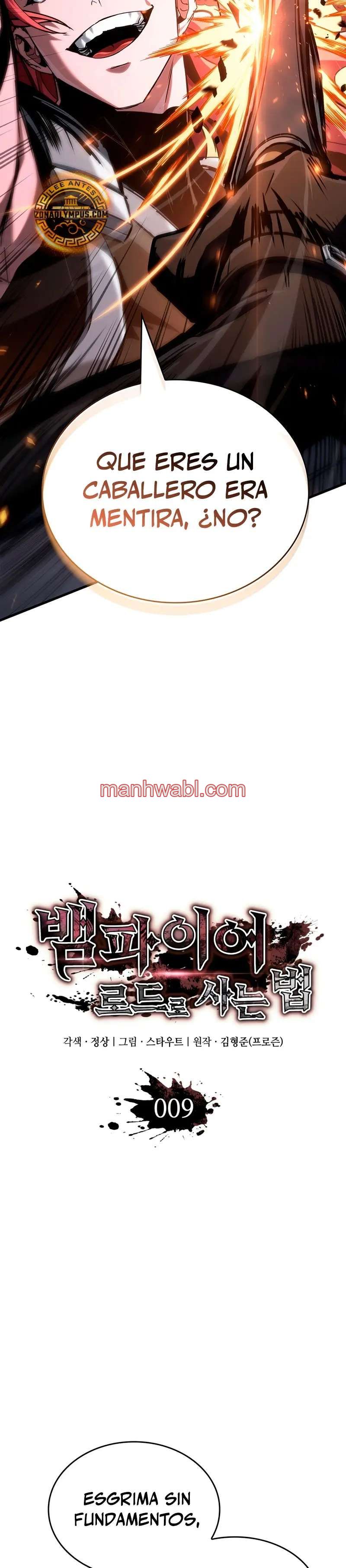 Viviendo Como Un Lord Vampiro - Capítulo 9 manhwa